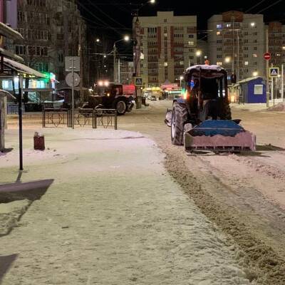 В администрации Смоленска рассказали об уборке снега на улицах города