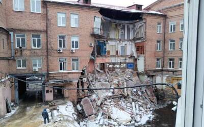 В Харькове обрушился четырехэтажный дом