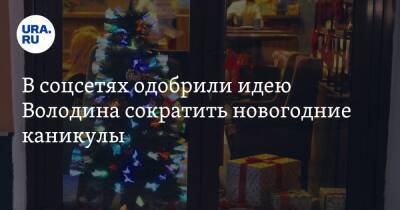 В соцсетях одобрили идею Володина сократить новогодние каникулы. «Трех дней хватит»