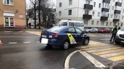 В Минске водитель сервиса "Яндекс.Такси" сбил пешехода