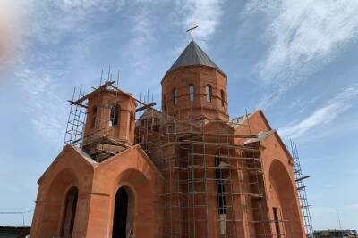 В Березняках к лету достроят Aрмянскую Aпостольскую церковь