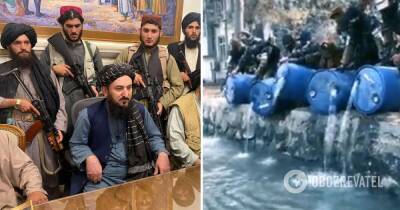 Талибы вылили 3 тыс. литров алкоголя в реку в Кабуле – фото, видео