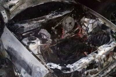В Ивановской области в ночном пожаре в очередной раз сгорел автомобиль