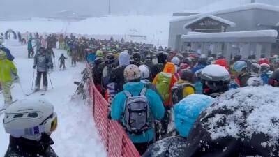 В Сочи из-за угрозы схода лавин закрыли несколько горнолыжных трасс