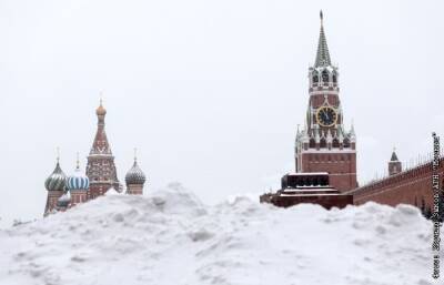 В мэрии сообщили, что к вечеру в Москве выпадет до 6 см снега