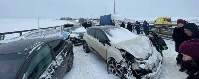 В Тульской области на трассе М-4 «Дон» в ДТП попали 50 автомобилей