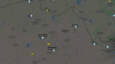 Flightradar24 не получает данные о полетах над Казахстаном