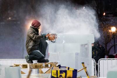 Увидеть готовые ледяные скульптуры в Рязани можно будет с 7 января