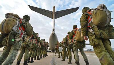 Российские десантники отправились в Казахстан в составе сил ОДКБ