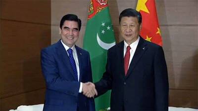 Руководители Китая и Туркменистана обменялись поздравлениями по случаю 30-летия установления дипотношений