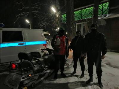 В Солотче задержали водителей снегохода и квадроцикла без документов
