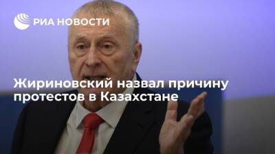 Лидер ЛДПР Жириновский считает одной из причин протестов в Казахстане внешнее влияние
