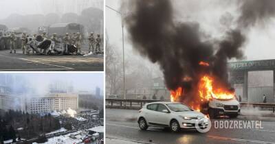 Протесты в Алматы – как выглядят город после массовых беспорядков