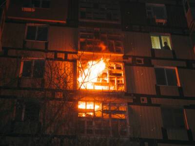 На Луганщине произошел пожар в многоэтажке, один человек погиб