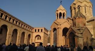 Прихожане Армянской апостольской церкви рассказали о семейных традициях на Богоявление