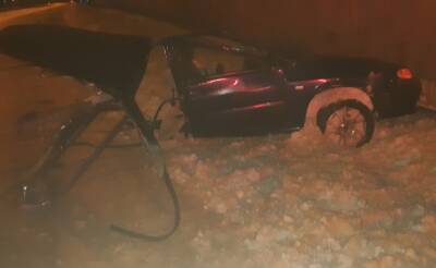 В Липецкой области машину разорвало на части в ДТП