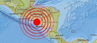 Мощное землетрясение всколыхнуло Никарагуа