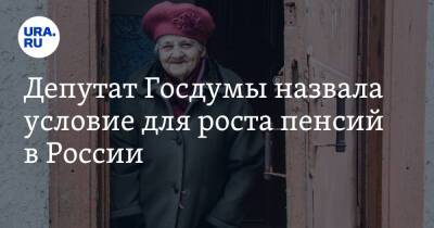 Депутат Госдумы назвала условие для роста пенсий в России