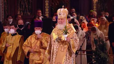 Патриарх Кирилл пожелал россиянам мира и любви