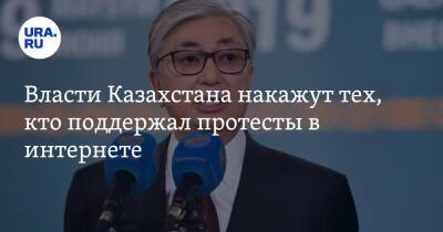 Власти Казахстана накажут тех, кто поддержал протесты в интернете