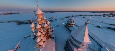 Виртуальный тур по зимнему острову Кижи в Карелии появился в Сети