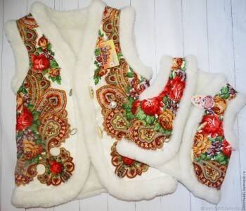 Теплые жилетки в русском стиле от магазина «Традиции севера»!