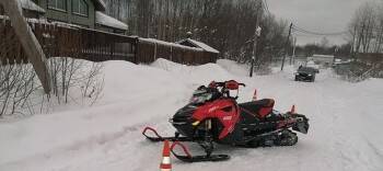 В Череповце водителя снегохода срочно доставили в больницу после ДТП