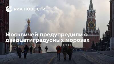 На следующей неделе в Москву придут 20-градусные морозы