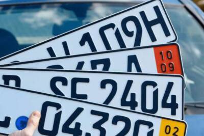 Германия: Номерные знаки для автомобилей, используемые в ФРГ