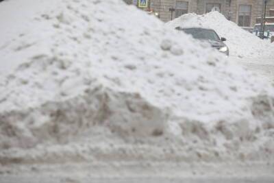 Почти семь тысяч жалоб на неубранный снег зависло на портале «Наш Санкт-Петербург»