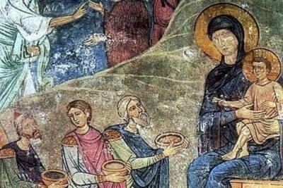 Фрагмент фрески XII века показали псковские музейщики