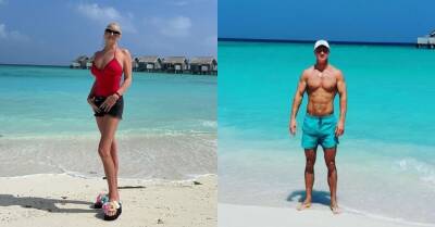 Волочкова показала, как купается на Мальдивах с новым бойфрендом-банщиком