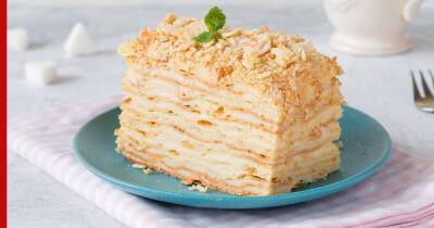 Праздничная кухня: рецепт торта "Наполеон" с творожным кремом