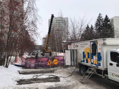 Второй порыв трубы произошёл во время ремонта теплосети в центре Новосибирска