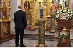 Песков объяснил нахождение Путина в храме в Рождество без других прихожан