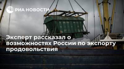 Эксперт Рамазанов заявил, что экспорт продовольствия из России становится все выгоднее