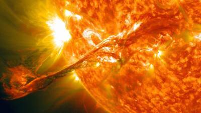 Пик солнечной активности был зафиксирован на Земле в воскресенье