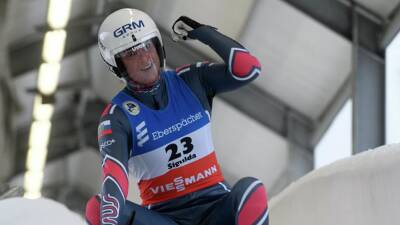 Саночница Иванова с травмой завоевала бронзу на этапе КМ в Латвии