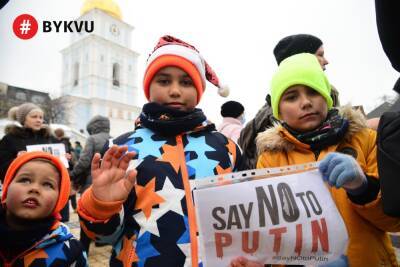 У Києві пройшла акція «Скажи Путіну НІ»