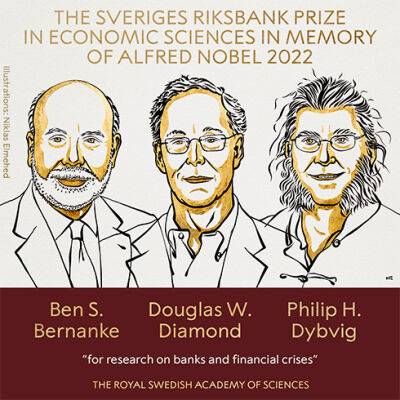 Нобелівську премію з економіки отримали вчені зі США за дослідження банків та фінансових криз