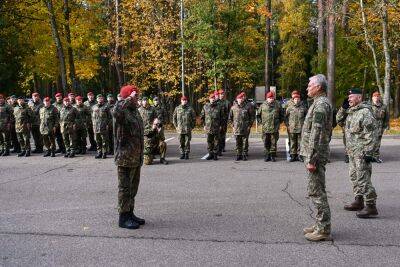 Президент в Рукле встретился с дислоцированными в Литве военными из Германии