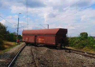 В Чехии сошел с рельсов грузовой поезд