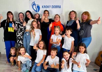Нино Катамадзе встретилась в Праге с украинскими детьми-беженцами