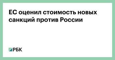 ЕС оценил стоимость новых санкций против России