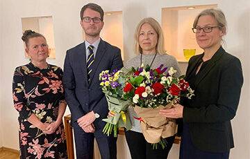 Шведские дипломаты встретились с женой Алеся Беляцкого
