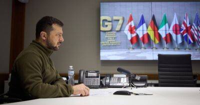 Нужны ПВО, санкции и контроль над Беларусью: Зеленский выступил на экстренном саммите G7 (видео)
