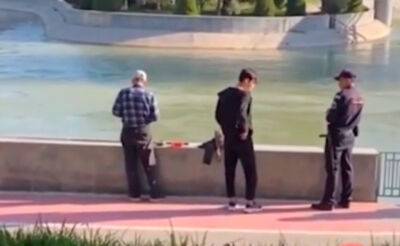 В Ташкенте 17-летний парень с игрушечным пистолетом попытался пранкануть сотрудника Нацгвардии