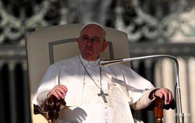 Папа Римский назвал удары РФ "ураганом насилия"