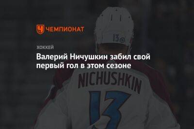 Валерий Ничушкин забил свой первый гол в этом сезоне