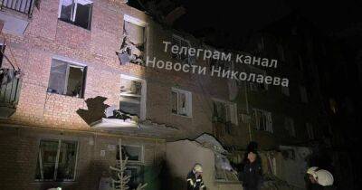 Разрушили пятиэтажку: ночью Николаев попал под массированный обстрел